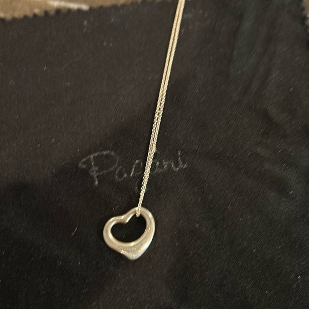 Authentic Tiffany & Co heart necklace